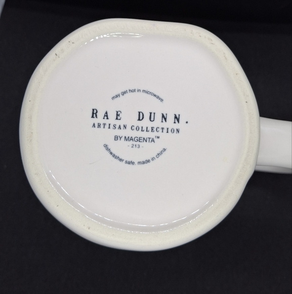 Rae Dunn White Ceramic Mug - Plant A Kiss - Picture 2 of 4